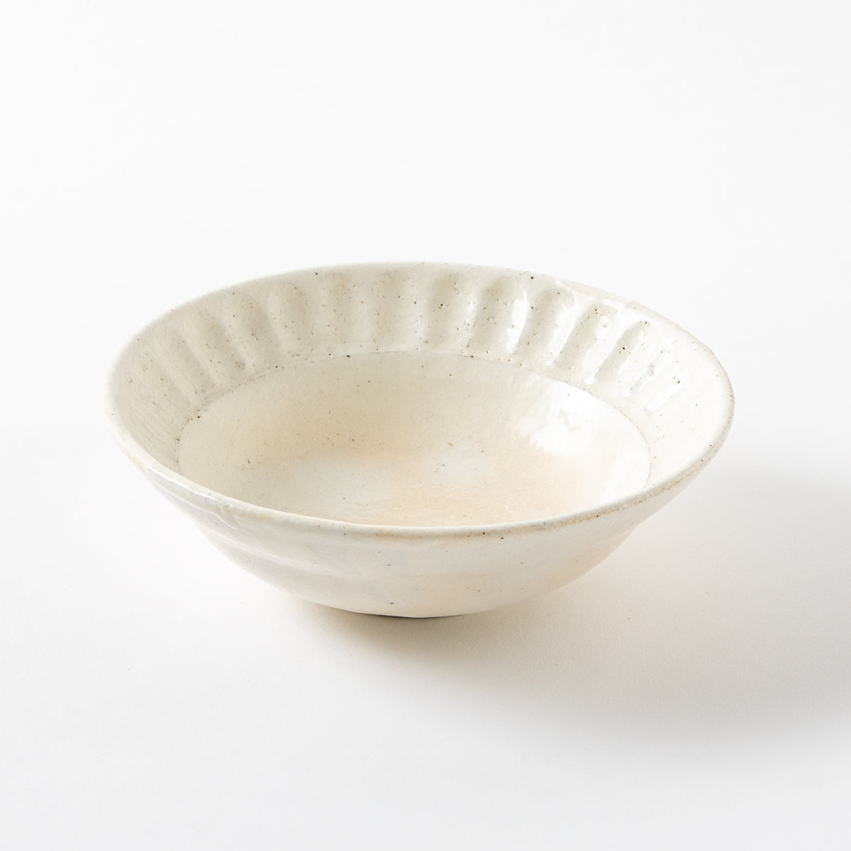 ★決算特価商品★ 粉引太鎬 4.8寸リム小鉢 工芸品