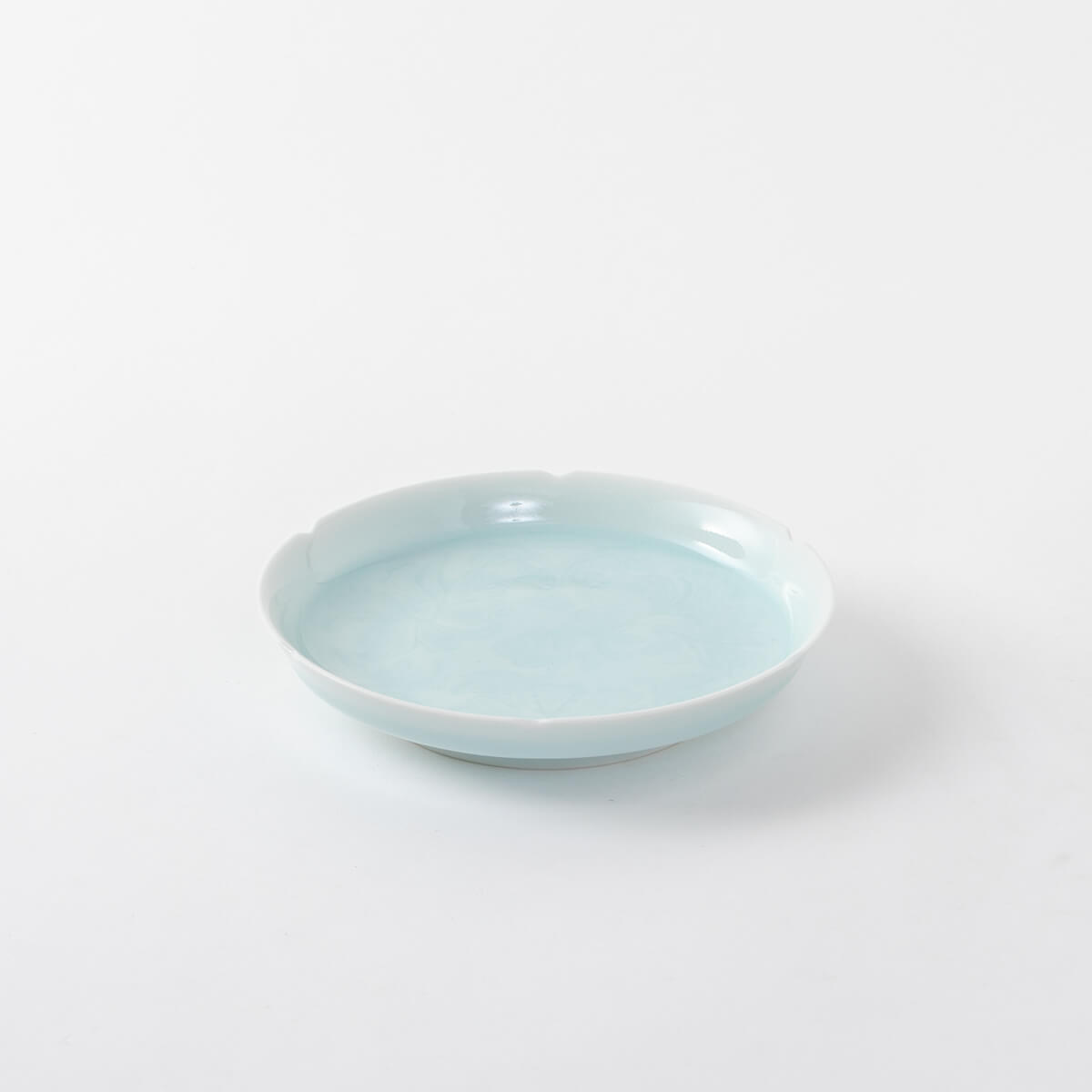 希少】勾玉皿 2枚セット 青花 雲鶴紋 取り皿 陶器 和食器 骨董品