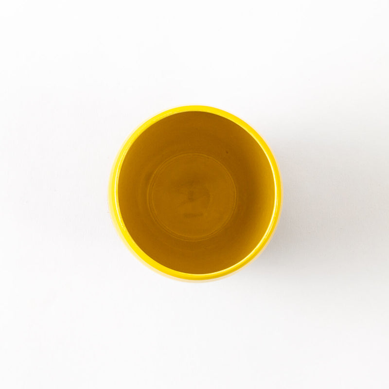 金彩焼酎ビールカップ　黄色