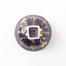 ハマ角茶碗　柴金