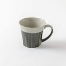 ナチュラル　十草　マグカップ　黒