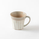 ナチュラル　十草　マグカップ　白