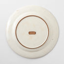 粉引細鎬　8.0寸リム皿