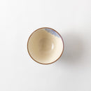 folk　飯碗　ブルーフラワー