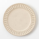 ココア鎬　8.0寸リム皿