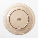 ココア鎬　8.0寸リム皿