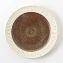 塗分鎬　8.0寸リム皿