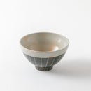 ナチュラル　十草　飯碗　黒