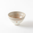 ナチュラル　ドット　飯碗