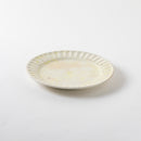 粉引太鎬　6.5寸リム皿