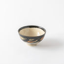 線刻　夫婦茶碗(大)　黒