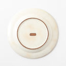 粉引太鎬　6.5寸リム皿