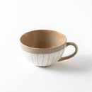 ナチュラル　十草　スープカップ　白