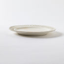 粉引細鎬　6.5寸リム皿