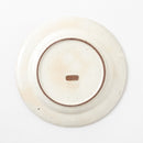 粉引細鎬　6.5寸リム皿