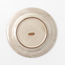 ココア鎬　6.5寸リム皿