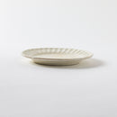 粉引太鎬　5.5寸リム皿