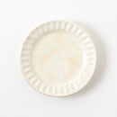 粉引太鎬　5.5寸リム皿