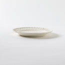 粉引細鎬　5.5寸リム皿