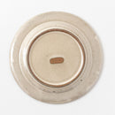 ココア鎬　5.5寸リム皿