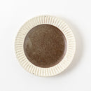 塗分鎬　5.5寸リム皿