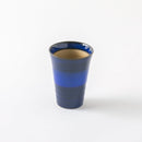 藍青RANSEIブルー 泡立ちビールコップ