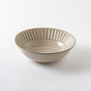 ココア鎬　9.0寸深鉢