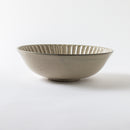 ココア鎬　9.0寸深鉢