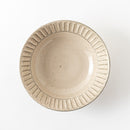 ココア鎬　9.0寸深鉢