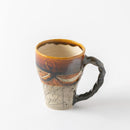 線刻　ねじり手フリー　アメ茶