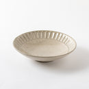 ココア鎬　7.0寸浅鉢