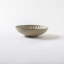 ココア鎬　5.5寸浅鉢