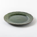 花プレート（L）　織部