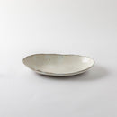 荒土　粉引オーバルプレート大