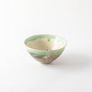 線刻　入れ子ボール(大)　ヒワグリーン