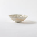 粉引細鎬　4.8寸リム小鉢