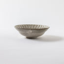 ココア鎬　4.8寸リム小鉢