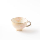 folk　スープカップ　ピンクフラワー