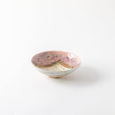 線刻　万能平鉢　ピンク