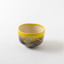 線刻　大福碗　イエロー