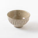 ココア鎬　ご飯茶碗　L