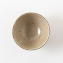 ココア鎬　ご飯茶碗　L