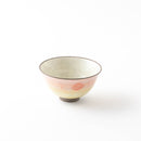 月の夜　飯碗　満月ピンク