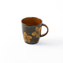 イッチン花紋　マグカップ　プラム