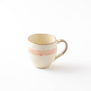 mozaic　マグカップ　ピンク