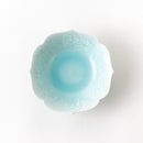 青白磁四方輪花6寸鉢