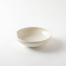 白磁一方押し6寸鉢