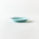 青白磁六角波文5寸皿