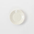 白瓷総唐草4寸皿