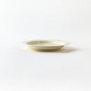 白瓷六角水鳥文５寸皿